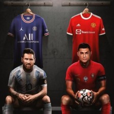 Cristiano Ronaldo integrerede hurtigt i Manchester United, mens Lionel Messi kæmpede i Paris Saint-Germain